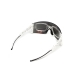 Окуляри захисні Global Vision Astro+RX White (G-Tech™ silver), дзеркальні сірі в білій оправі з діоптрійною вставкою в комплекті