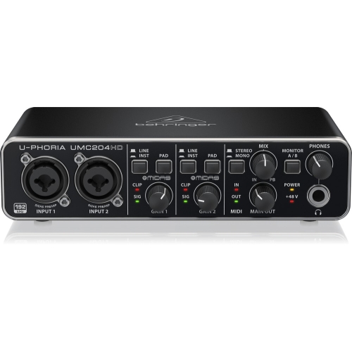   Мікшерний підсилювач BEHRINGER UMC204HD