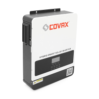 Гібридний інвертор COVAX CV-PS-3200-24V, 3200VA\3000W, 24V, ток заряда 0-60A, 170-280V, MPPT (80А, 55-450 Vdc), 405*286*98mm. 4.5kg Гібридний інвертор COVAX CV-PS-3200-24V, 3200VA\3000W, 24V, ток заряда 0-60A, 170-280V, MPPT (80А, 55-450 Vdc), 405*286*98mm. 4.5kg