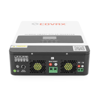 Гібридний інвертор COVAX CV-PS-3200-24V, 3200VA\3000W, 24V, ток заряда 0-60A, 170-280V, MPPT (80А, 55-450 Vdc), 405*286*98mm. 4.5kg Гібридний інвертор COVAX CV-PS-3200-24V, 3200VA\3000W, 24V, ток заряда 0-60A, 170-280V, MPPT (80А, 55-450 Vdc), 405*286*98mm. 4.5kg