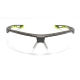 Захисні окуляри Pyramex Truflex Grey-Lime (clear) Anti-Fog, прозорі в сіро-лаймовій оправі