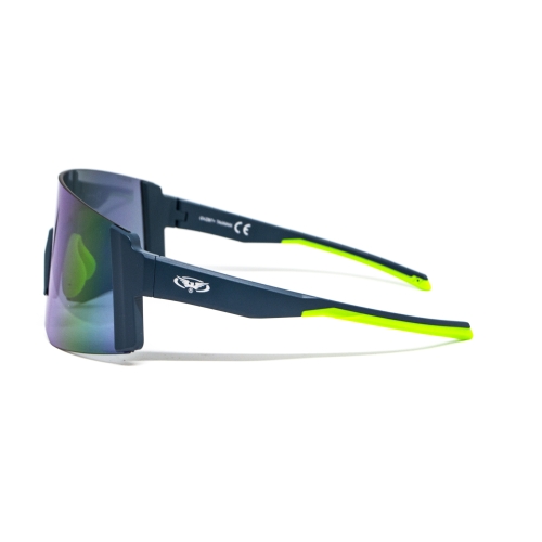 Окуляри захисні Global Vision Astro+RX Blue (G-Tech™ blue), дзеркальні сині в синій оправі з діоптричною вставкою в комплекті