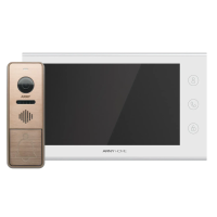 Комплект відеодомофона мультиформатний ARNY AVD-7342A (AVD-731A 7'' IPS Wi-Fi + AVP-NG420 1Мп 125°), White + Bronze