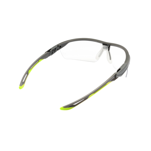 Захисні окуляри Pyramex Truflex Grey-Lime (clear) Anti-Fog, прозорі в сіро-лаймовій оправі