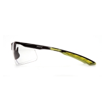 Окуляри захисні Pyramex Flex-Lyte Black-Lime (clear), прозорі в чорно-лаймовій оправі