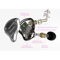 Навушники KZ Audio ZS10 PRO BLACK NO MIC