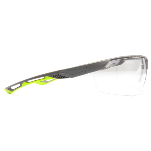 Захисні окуляри Pyramex Truflex Grey-Lime (clear) Anti-Fog, прозорі в сіро-лаймовій оправі