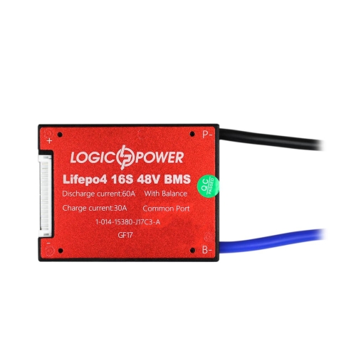 BMS плата LP LiFePO4 48V 16S Dis 60A Ch 30A