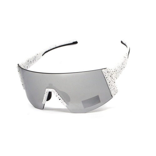 Окуляри захисні Global Vision Astro+RX White (G-Tech™ silver), дзеркальні сірі в білій оправі з діоптрійною вставкою в комплекті
