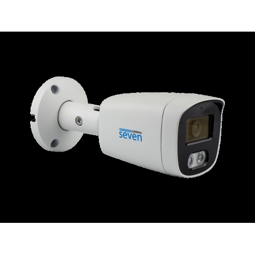 IP-відеокамера 5 Мп SEVEN IP-7225PA-DL white 4 мм з розумним подвійним підсвічуванням