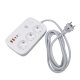 Мережевий фільтр (подовжувач) LP F65WG4 (3x230V-3520W, 2xUSB-60W, 2xType-C 65W QC/PD)