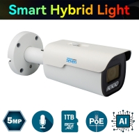 IP-відеокамера 5 Мп SEVEN IP-7255PA-DL white 4 мм з розумним подвійним підсвічуванням