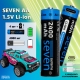 Акумуляторна батарейка SEVEN AA 1.5V Li-ion 4 шт