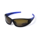 Окуляри поляризаційні BluWater Daytona-4 Polarized (brown) коричневі з синіми дужками
