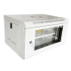 Шафа серверна настінна з полицею GEAR 6U 19'' 530x400x300 мм., Сіра (GWMSN-6U-530-400G)
