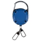 Брелок ретрактор SEVEN TBC-103 Blue