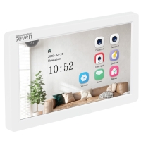 Відеодомофон 7 дюймів SEVEN DP-7570 FHD IPS white Відеодомофон 7 дюймів SEVEN DP-7570 FHD IPS white