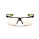 Окуляри захисні Pyramex Flex-Lyte Black-Lime (clear), прозорі в чорно-лаймовій оправі