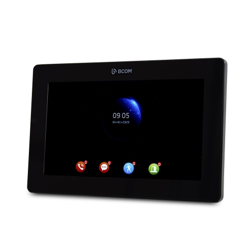 Комплект відеодомофона BCOM BT-400FHD Silver+BCOM BD-770FHD/T Black