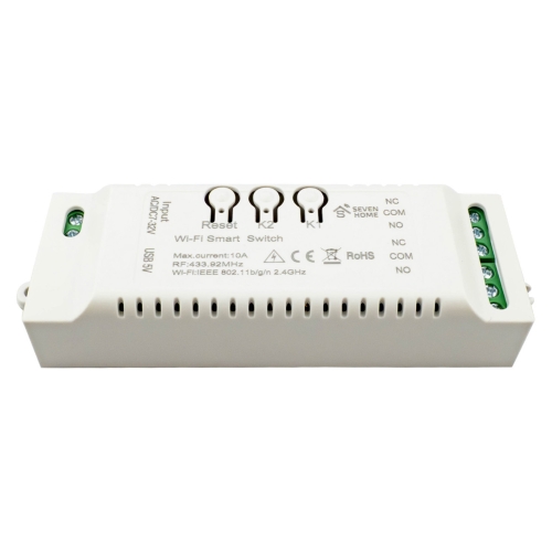 Розумне двоканальне Wi-Fi реле SEVEN HOME S-7049