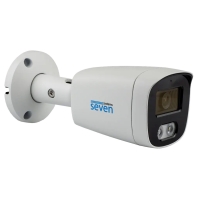 IP-відеокамера 5 Мп SEVEN IP-1025PA-DL white 2,8 мм з розумним подвійним підсвічуванням IP-відеокамера 5 Мп SEVEN IP-1025PA-DL white 2,8 мм з розумним подвійним підсвічуванням