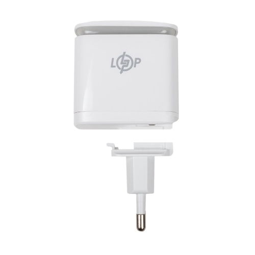 Зарядка для телефона LP 25W (Type-C+USB) QC3.0 PD + кабель (Type-C to Type-C) 25WCH