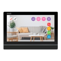 Відеодомофон 7 дюймів з Wi-Fi SEVEN DP-7576-W2K black