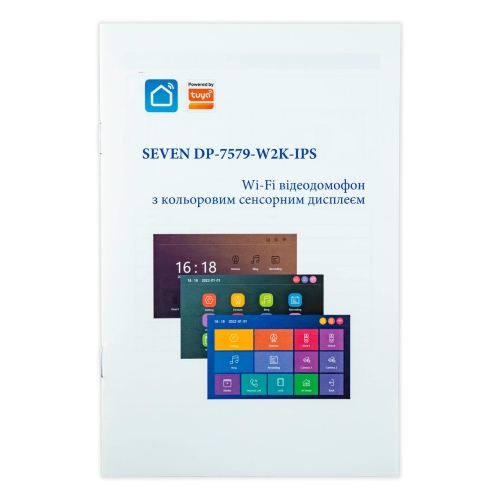 Відеодомофон 7 дюймів з Wi-Fi SEVEN DP-7579-W2K black