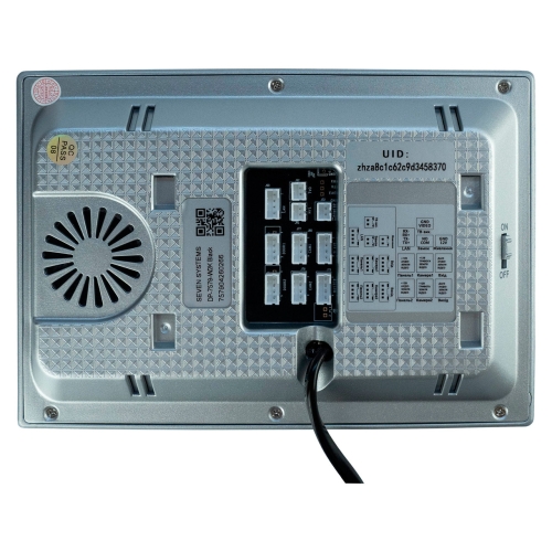 Відеодомофон 7 дюймів з Wi-Fi SEVEN DP-7579-W2K black