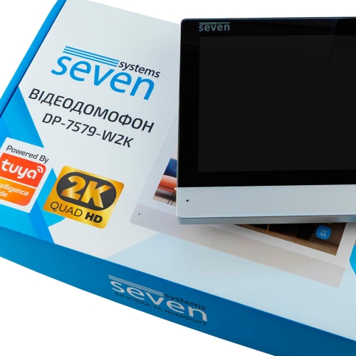 Відеодомофон 7 дюймів з Wi-Fi SEVEN DP-7579-W2K black