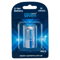 Батарейка SEVEN CR123A Lithium 3V 1 шт