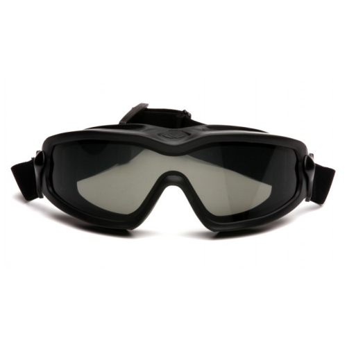 Окуляри захисні з ущільнювачем Pyramex V2G-XP + RX (gray) Anti-Fog, cірі з діоптрійною вставкою в комплекті