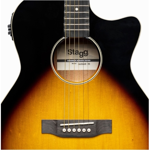 Електроакустична гітара STAGG STAGG G SA35 ACE-VS
