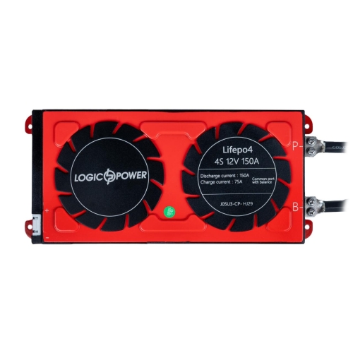 BMS плата LP LiFePO4 12V 4S Dis 150A Ch 75A