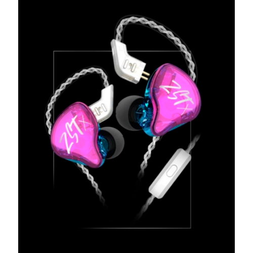 Навушники KZ Audio ZST X PURPLE MIC