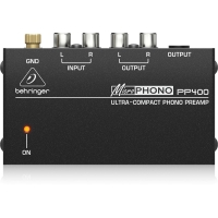 Передпідсилювач для вінілових програвачів BEHRINGER PP400 Передпідсилювач для вінілових програвачів BEHRINGER PP400