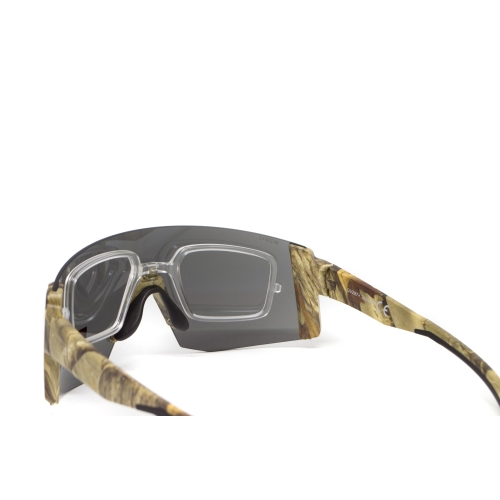 Окуляри захисні Global Vision Astro+RX Camo (gray), сірі в камуфльованій оправі, з діоптрійною вставкою в комплекті