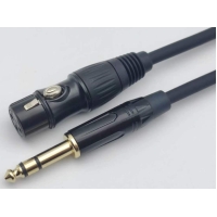 Мікрофонний кабель 4all Audio XLR F - 6.35 TRS Stereo 1M