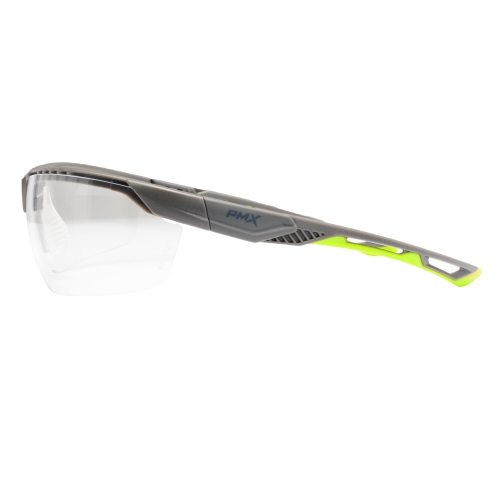 Захисні окуляри Pyramex Truflex Grey-Lime (clear) Anti-Fog, прозорі в сіро-лаймовій оправі
