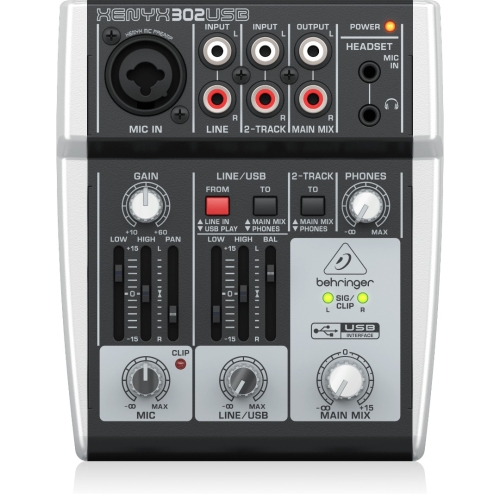 Мікшерний пульт BEHRINGER 302USB