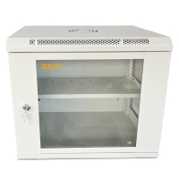 Шафа серверна настінна з полицею GEAR 9U 19'' 600x450x450 Сіра (GWMSN-9U-600-450G)