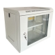 Шафа настінна серверна GEAR 9U 600x600х450 мм сірий із полицею (GWMSN-9U-600-600G)