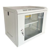 Шафа серверна настінна з полицею GEAR 9U 19'' 600x450x450 Сіра (GWMSN-9U-600-450G)