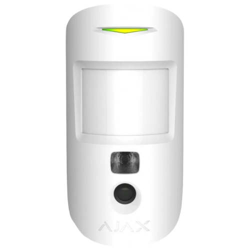 Superior MotionCam (PhOD) white Jeweller Бездротовий сповіщувач руху з функціями фотоверифікації тривог, фото за запитом і сценарієм Ajax