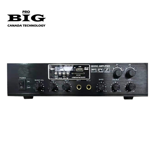 Підсилювач Big 2 ZONE80 MP3/FM/BT REMOTE