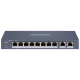 Комутатор 10 портів керований Hikvision DS-3E1310HP-EI