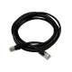 Патч-корд GEAR CAT.6 UTP CCA 24AWG 2 м чорний (GPC-UTPC6CCARJ45-2B)