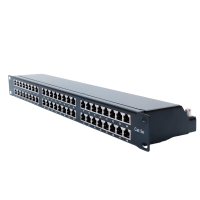 Патч-панель 19" 1U STP 48xRJ-45 Dual IDC type, кат. 5e, LW