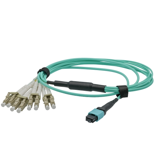 Харнес 8 волокон MPO(M)-LC duplex (G50-OM3) 1м
