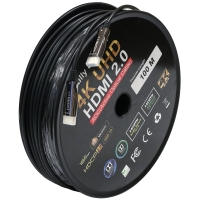 HDMI 2.0 патчкорд 100м з передачею сигнала 4K UHD по оптичному кабелю (AOC)